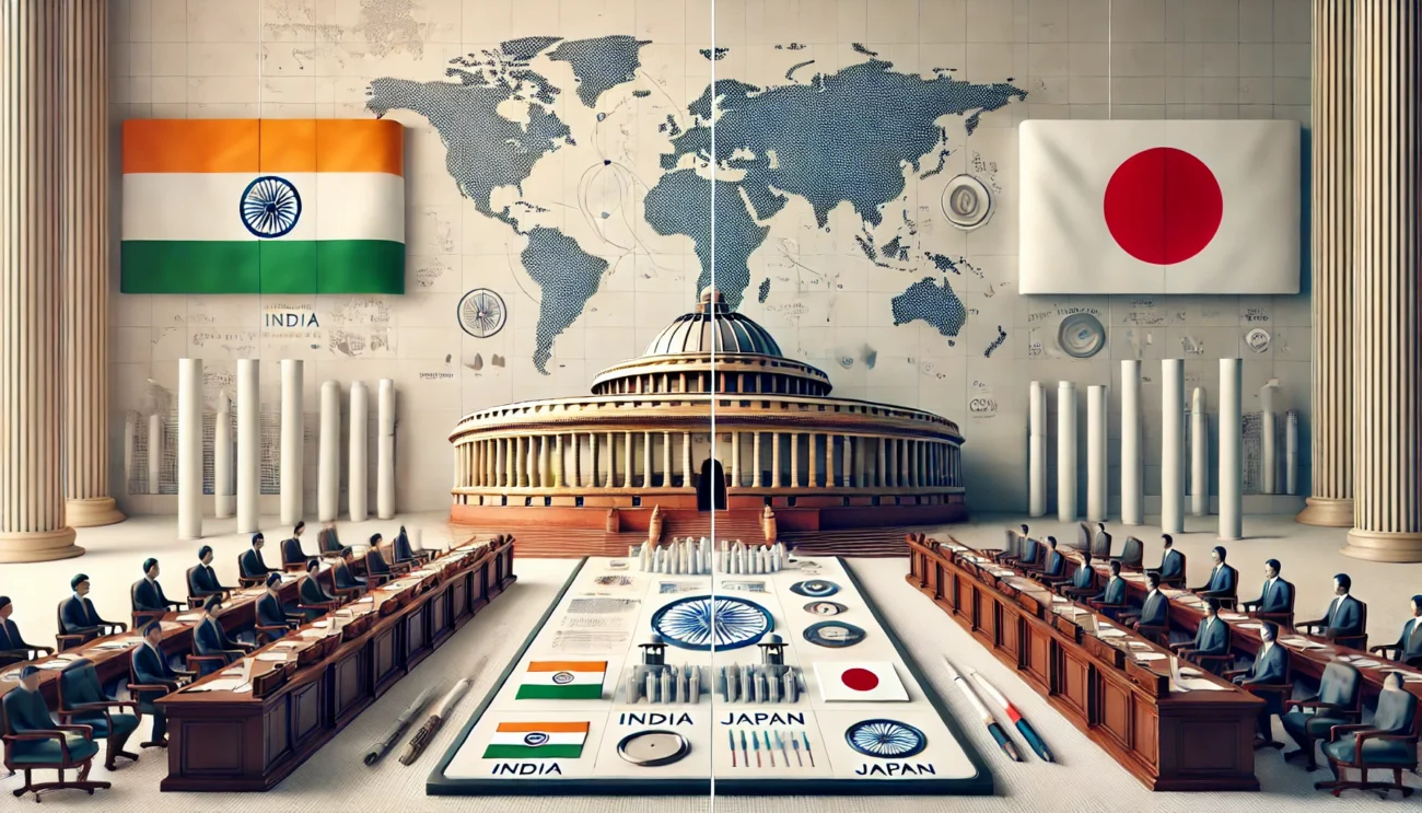 जापान और भारत की शासन प्रणाली